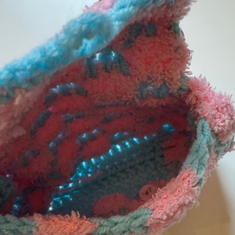 Handmade Crocheted Wallet Pouch - Picture 3 of 6
